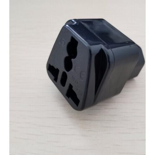 High Power C13 to Universal 3 Prong Converter AC Socket for PDU UPS Server IEC320-C14 Plug 2500W