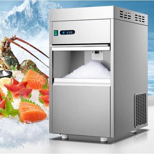 BLO-180 Snowflake Ice Maker 720W Commercial Fully Automatic Pellet Ice Crusher 180kg/Day Vertical Ice Crusher