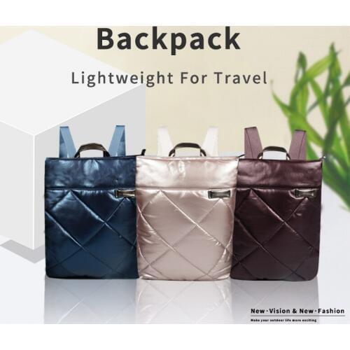 PLAYKING New Winter Womens clutch purses evening Soft Bag Big Cotton Shoulder Bag Designer lady luxury backpack