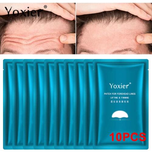10pcs Anti-wrinkle Forehead Patches Removal Moisturizing Anti-aging Sagging Wrinkles Smoothing Lines Locking Moisture Moisture
