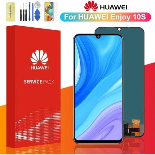100% New Original 6.3" For Huawei Y8p 2020 LCD AQM-LX1 Y8P Display Enjoy 10s LCD Touch Digitizer Screen For Huawei P Smart S