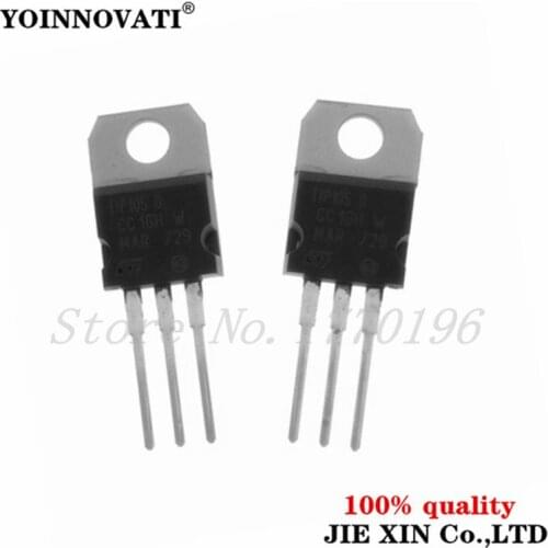 100pcs/lot TIP105 TRANS PNP DARL 60V 8A TO-220