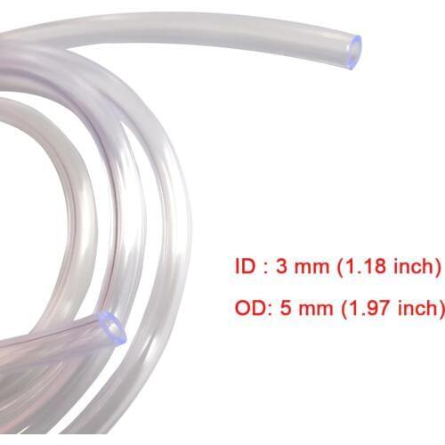 100cm PVC Tube Tubing Pipe Hose 5.0 mm OD 3.0 mm ID
