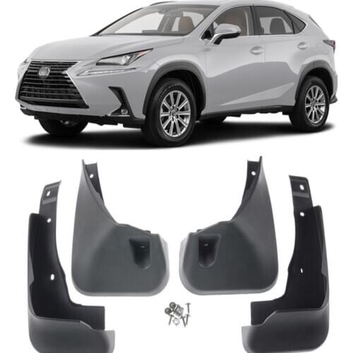 4pcs/set Mud Flaps Mud Guards Fit For Lexus NX 200t NX 300h 2018 2019 2020 Mudflaps Splash Guards Front Rear Mud Flap Mudguards