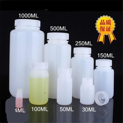 5pcs Plastic Bottle translucent Round Shape Sealed Bottle