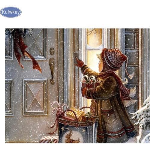 5D DIY Diamond Embroidery snow winter Home decoration,Diamond Painting girls,Cross Stitch Needlework,Diamond mosaic decorative