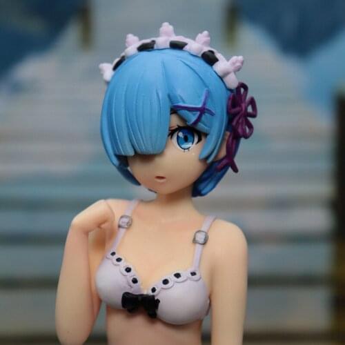 Anime Character Toy Ornaments Lem Standing Underwear Boxed Anime Beautiful Girl Figure Boxed Model