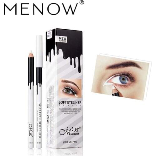 White Eyeliner Makeup Smooth Easy Wear Eyes Brightener Waterproof White Eyes Liner Pencils Eyeliner Mu8669