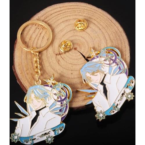 Anime SK8 The Infinity Metal Enamel Pins Brooch Langa Hasegawa Cosplay Brooches Lapel Pin Shirt Bag Badge Jewelry Accessories