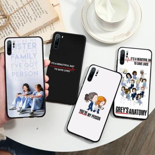 Greys Anatomy Nurse Doctor Phone Case For Huawei P20 P30 P40 lite Pro P Smart 2019 Mate 10 20 Lite Pro Nova 5t