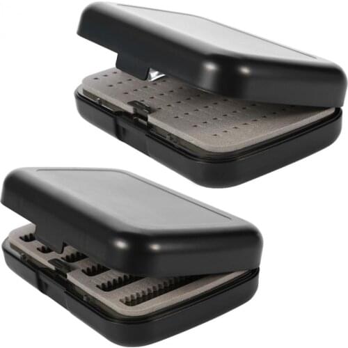 Double Side Fly Box Durable Fishing Baits Case Thickened Waterproof Fly Fishing Bait Lure Hook Tackle Box Storage Case