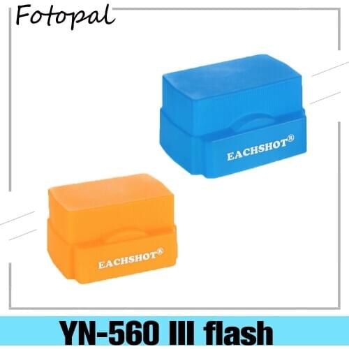 EACHSHOT Universal Silicone Diffuser for Canon Nikon Sony Olympus Camera Use With MEIKE Yongnuo