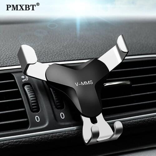 Gravity Car Phone Holder Air Vent Clip Mount Mobile Smartphone Stand For iPhone 12 XS 8 Samsung Universal Bracket Car Accessory
