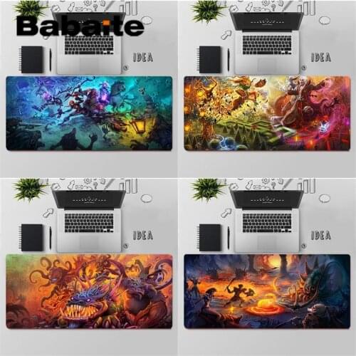 Babaite Top Quality Tibia Gaming Player desk laptop Rubber Mouse Mat Free Shipping Large Mouse Pad Keyboards Mat