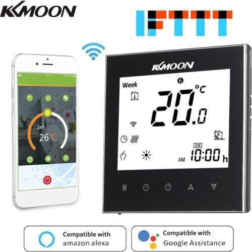 KKmoon Wifi Thermostat Electric Floor Heating Thermostat Temperature Controller Voice Control For Amazon Alexa Google Home IFTTT