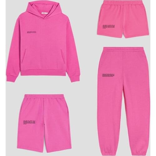 Women Tracksuit 2 Piece Set Lightweight Hoodies+Sweatpants Jogger Sportswear Outfits Spring New 100% Cotton Casual Streetwear