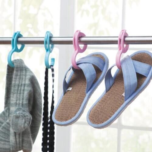 S-Shaped Hook Creative Multifunctional Card Position Lock Hook Kitchen Bedroom Wardrobe Seamless Hanging Bag Hook