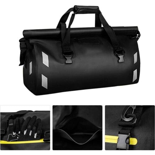 Multifunctional Motorcycle Rear Seat Bag Waterproof Backpack Tail Bag Saddle Bag