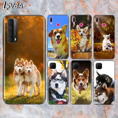 Fashion Wacky Husky Dog For Huawei Y9S Y6S Y8S Y9A Y7A Y8P Y7P Y5P Y6P Y7 Y6 Y5 Pro Prime 2020 2019 2018 Phone Case