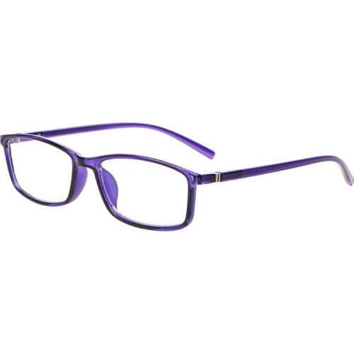 Men Women Classic Rectangle Frame Anti Blue Light Radiation Computer Glasses Plain Glasses