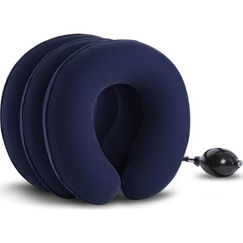 Inflatable Air Cervical Neck Traction Device Pain Stress Relief Neck Stretcher Support Cushion Tractor Support Massage Pillow