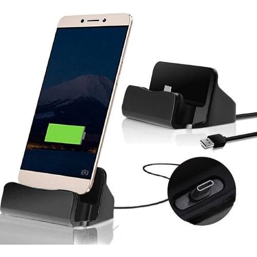 Desktop Phone Type C Charger For Samsung Huawei Xiaomi Letv Nokia Meizu Sony LG Holder Stand USB-C Charger Charging Dock Station