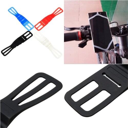 New Universal Bike Phone Holder Cycling Bicycle Silicone Elastic Mobile Phone Holder Mount Bandage UK For IPhone Samsung Xiaomi