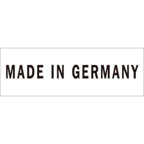 15x5mm MADE IN GERMANY self-adhesive paper label sticker for origianl products, 50000 pcs/lot, Item No. FA25