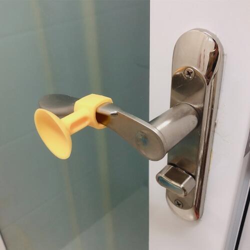 Perforation Free Silicone Door Stoppers Anti-Collision Door Handle Doorknob Bumper VJ-Drop