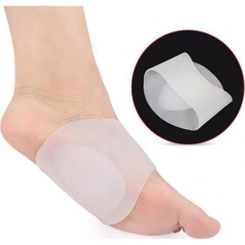 Silicone Flat Feet Insole Arch Support Plantar Fasciitis Orthopedic Corrector Ideal for those with flat feet, rigid steps