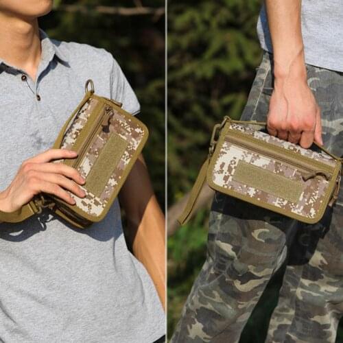 Outdoor Clutch Bag Wear-resistant Nylon Sports Hiking Storage Handbag For Change Phone Card Storage Cycling Messenger Bag