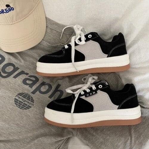 Kawaii Platform Sneakers Women Vintage Round Head Sports Shoes 2021 Summer Fashion New Lolita Low Top Casual Trend Flats