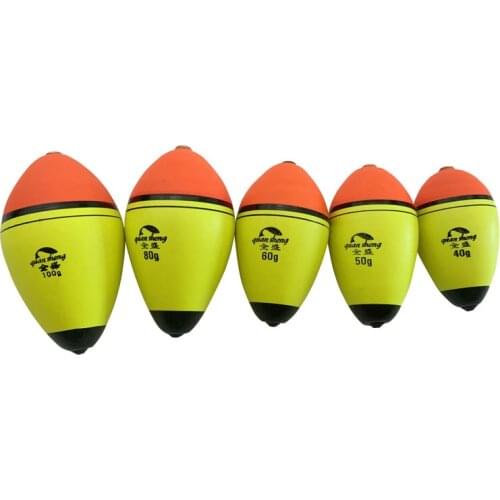 1pc Buoyancy 10g-150g Foam Fishing Float Floating EVA Elastic Boya Fishing Float Rock Fishing Bobber Flotador Peche Boia Tackle
