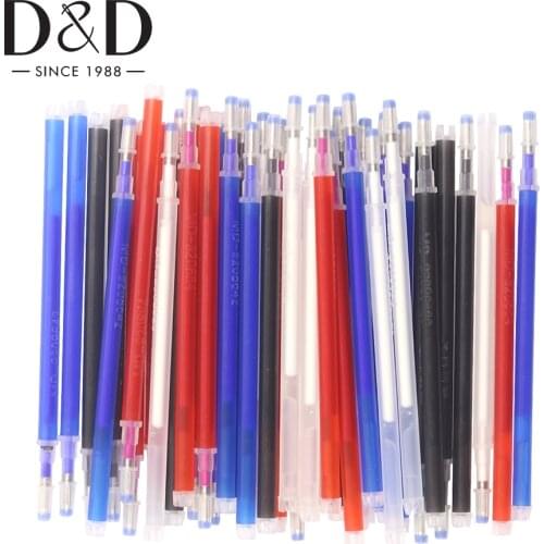 50/100pcs Heat Erase Pen Refill High Temperature Disappearing Fabric Marker Pen for Patchwork Fabric PU Leather Mark Sewing Tool
