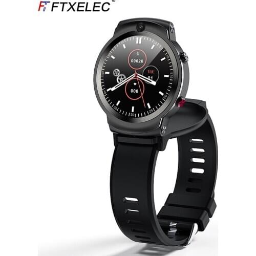 Android 4G smart watch phone 360 degree rotating dual camera wifi card Bluetooth GPS positioning smartwatch