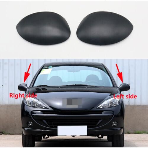 For Peugeot 206 207 Citroen C2 Picasso Car Outside Rearview Mirror Shell Housing Wing Door Side Mirrro Cover Cap