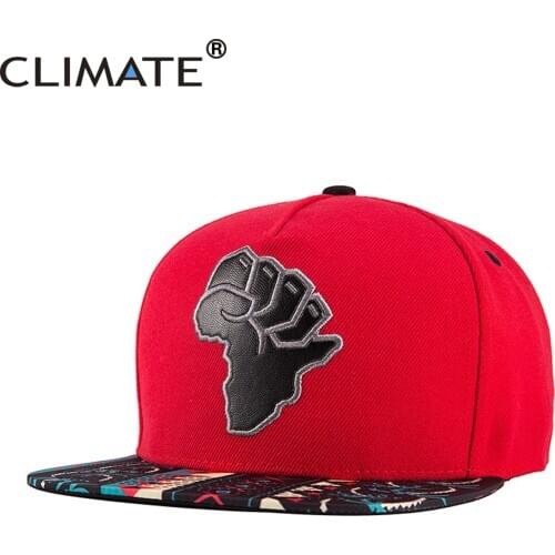 CLIMATE Raised Unity Fist Cap Hat Black Lives Matter African Africa Power Snapback Cap Street Dancer HipHop Cap Hat