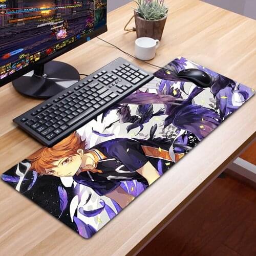 Mousepad Haikyuu Anime Shoyo Hinata Gaming Accessories 90X30 Mouse Pad Gamer Tapis De Souris Mausepad Tappetino Mouse Mausepad