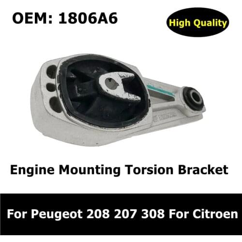1806A6 180682 9809388980 9802483780 Engine Mounting Torsion Bracket For Peugeot 301 208 207 308 2008 Citroen Elysee C3 DS3 C4