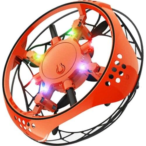 Mini Drone Infrared Hand Sensing Aircraft Anti-Collision Hand Operated RC Drone For Kids Helicopter Toys