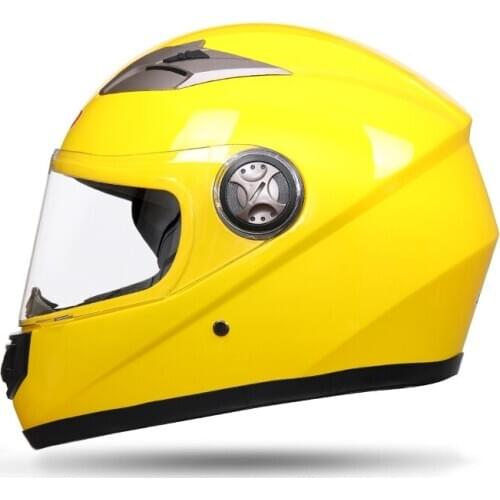 Unisex Yellow Color Motorcycle Helmet Full Face Helmet Moto Motocross Helmet Capacetes De Motociclista Casque Moto for Men Women