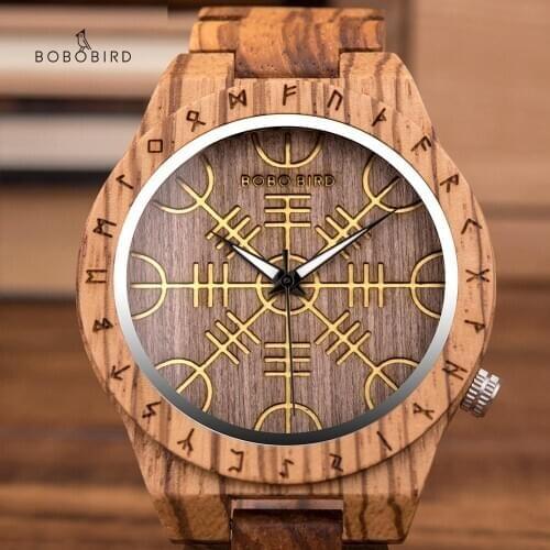 Часы мужские BOBO BIRD Wood Watches Men Luxury Quartz Wristwatch Top Fashion Yellow Luminous Hands Timepiece Man Party GIft Box