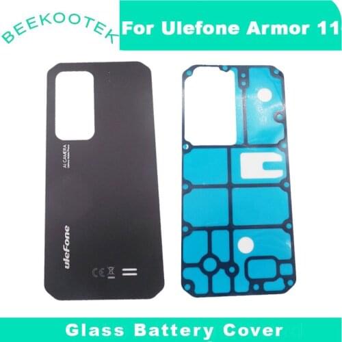 Original Ulefone Armor 11 Composite Glass Battery Cover Replacement Parts For Ulefone Armor 11 6.1inch Android 10 5G Smartphone