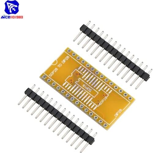 Diymore 10PCS/Lot SOP16 SOP28 to DIP16 DIP28 SSOP28 TO DIP28 Adapter PCB