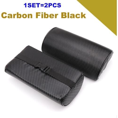 2pcs/lot Carbon Fiber Car Headrest Neck Safety Pillow Pad Auto Interior Accessory for Bmw Audi Benz Mazda Toyota Honda All Car