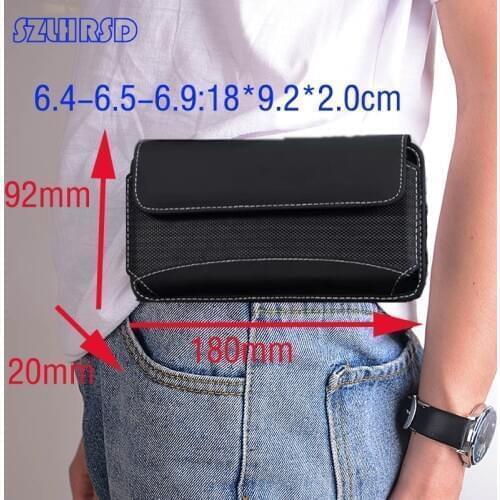 Doogee S40 Oxford Fabric Waist Bag Belt Clip Fanny Pack Phone Case Doogee N10 X90L X90 Y8c BL9000 BL5000 BL7000 S55 BL5500 Lite