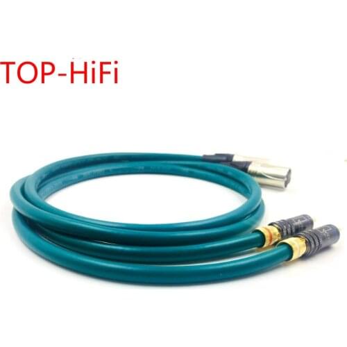 TOP-HiFi Pair WBT-0144 RCA Male to 3pin XLR Male Balacned Audio Cable XLR to RCA Interconnect Cable with CARDAS CROSS USA-Cable