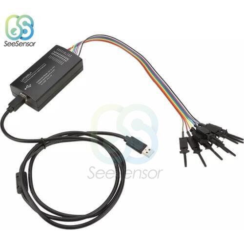 I2C SPI CAN Uart LHT00SU1 Virtual Oscilloscope Logic Analyzer Multi-Function Signal Generator with Clamp Line and USB Connector