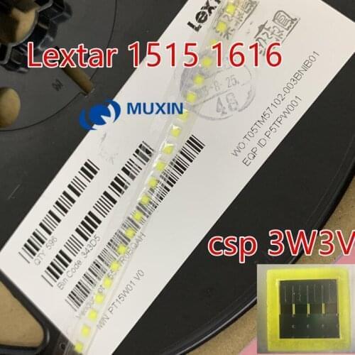 200pcs Original Lextar LED 1616 Light Beads Cool white High Power 3W 3V 190LM For LED LCD TV Backlight Application CSP