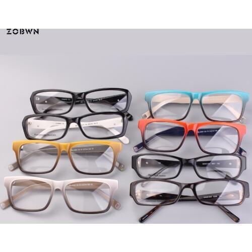 2018 New Fashion Retro full-frame Glasses Frame can put prescription lens Computer Men Women Optical Glasses With Clear Glass